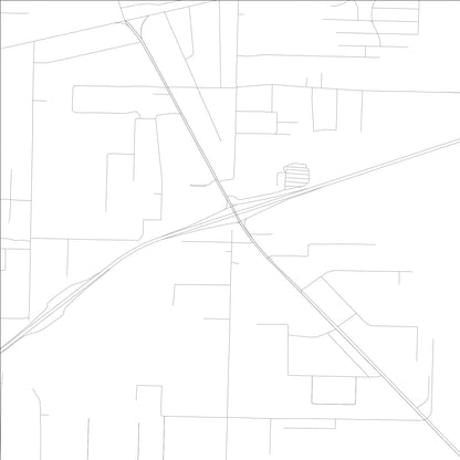 ROAD MAP OF EAST MILTON, FLORIDA BY MAPBAKES