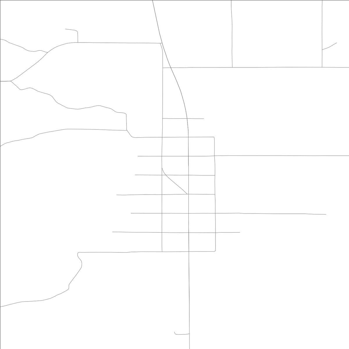 ROAD MAP OF ST. CHARLES, IDAHO BY MAPBAKES