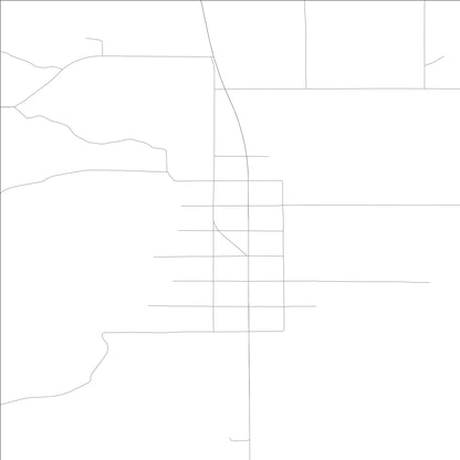 ROAD MAP OF ST. CHARLES, IDAHO BY MAPBAKES