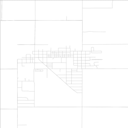 ROAD MAP OF FRANKTON, INDIANA BY MAPBAKES