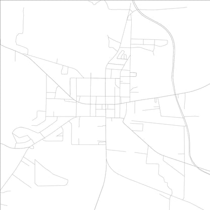 ROAD MAP OF ELLAVILLE, GEORGIA BY MAPBAKES