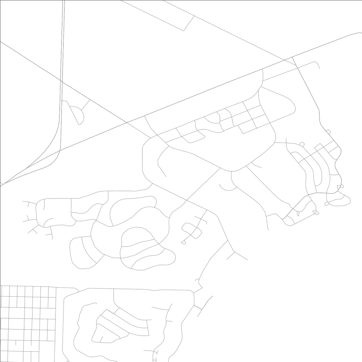 ROAD MAP OF EGLIN AFB, FLORIDA BY MAPBAKES