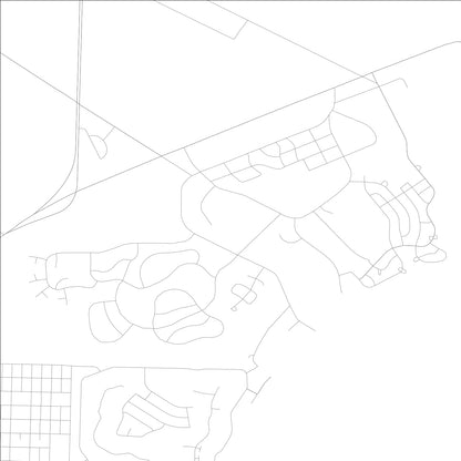 ROAD MAP OF EGLIN AFB, FLORIDA BY MAPBAKES