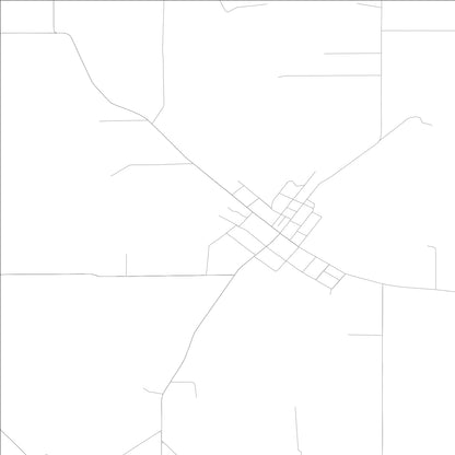 ROAD MAP OF FREELANDVILLE, INDIANA BY MAPBAKES