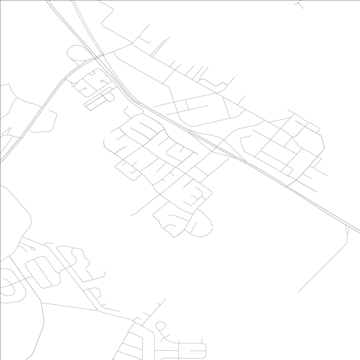 ROAD MAP OF DOVER BASE HOUSING, DELAWARE BY MAPBAKES