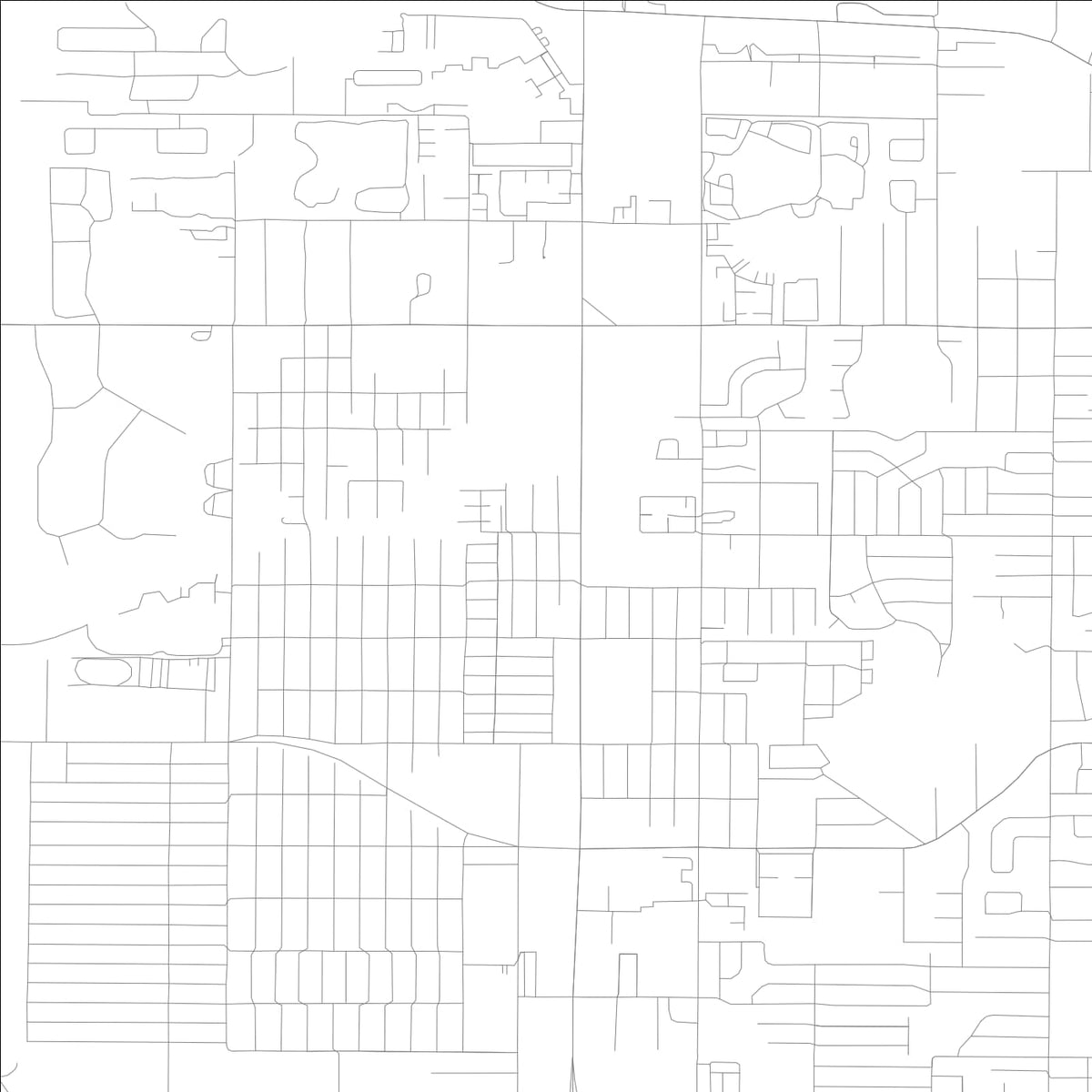 ROAD MAP OF EGYPT LAKE LETO, FLORIDA BY MAPBAKES