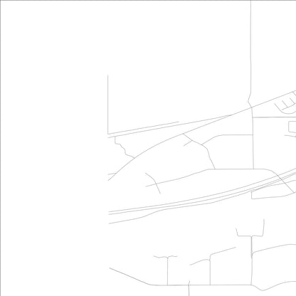 ROAD MAP OF STATE LINE, IDAHO BY MAPBAKES