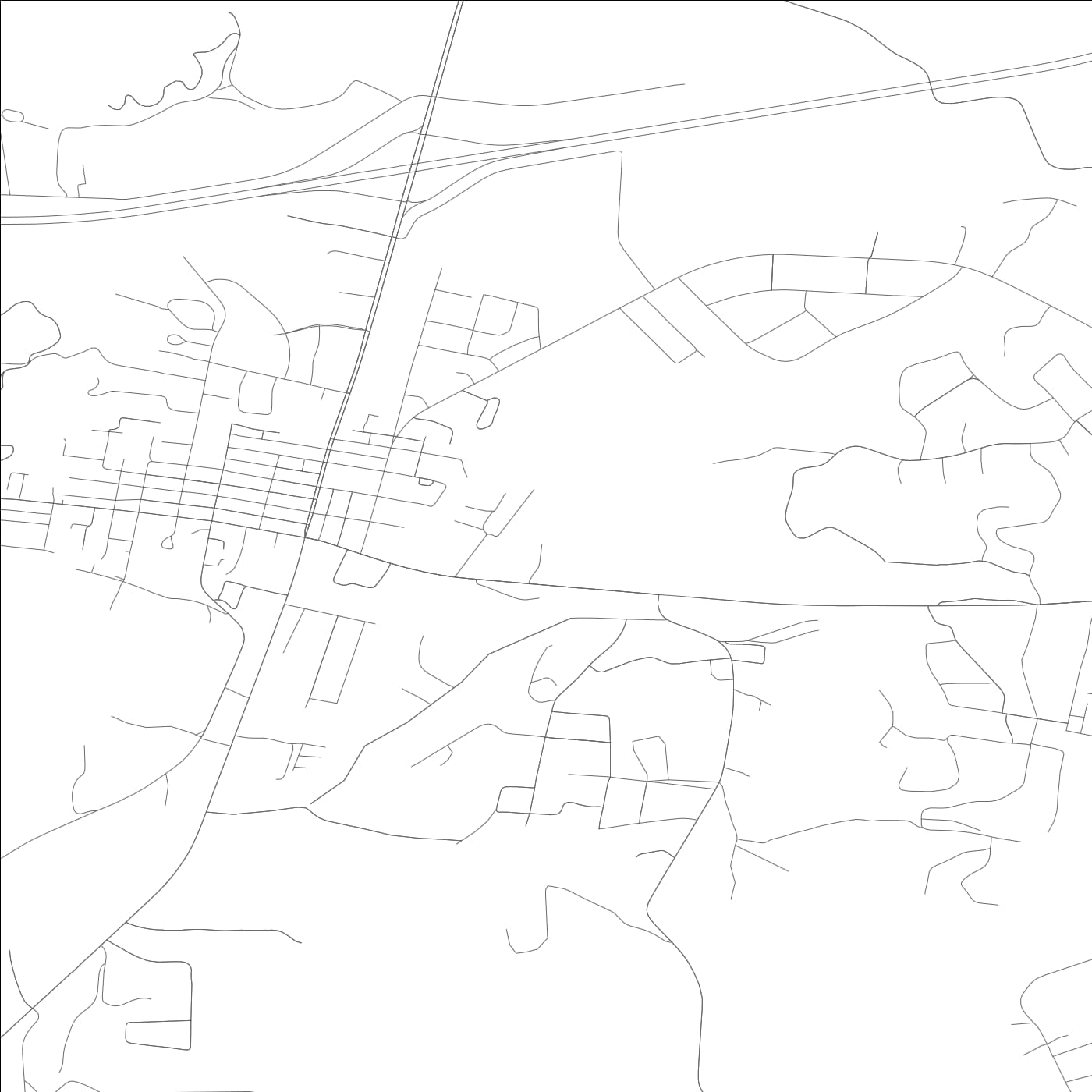 ROAD MAP OF GRAYSON, KENTUCKY BY MAPBAKES