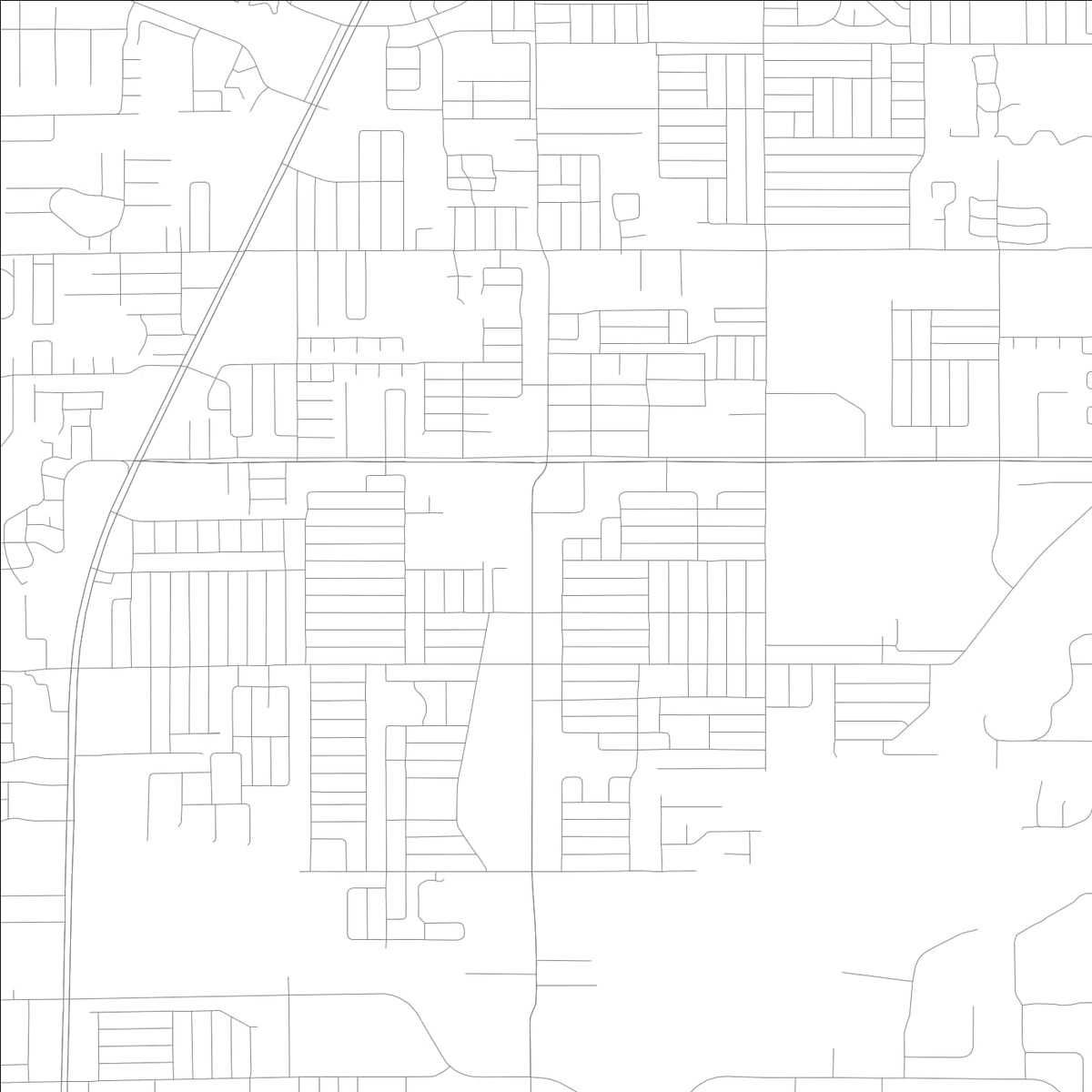 ROAD MAP OF ELFERS, FLORIDA BY MAPBAKES