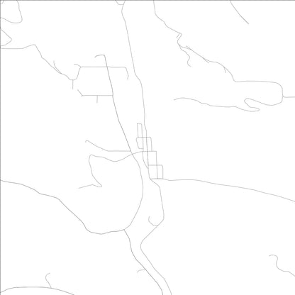 ROAD MAP OF STITES, IDAHO BY MAPBAKES