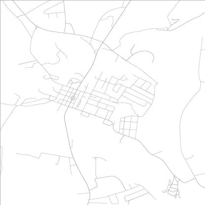 ROAD MAP OF GREENSBURG, KENTUCKY BY MAPBAKES