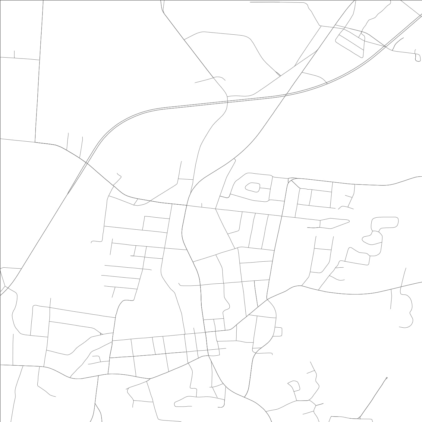 ROAD MAP OF GREENVILLE, KENTUCKY BY MAPBAKES