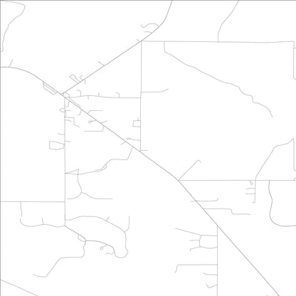 ROAD MAP OF SWAN VALLEY, IDAHO BY MAPBAKES