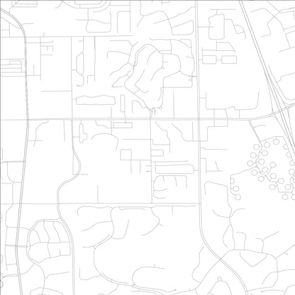 ROAD MAP OF ESTERO, FLORIDA BY MAPBAKES