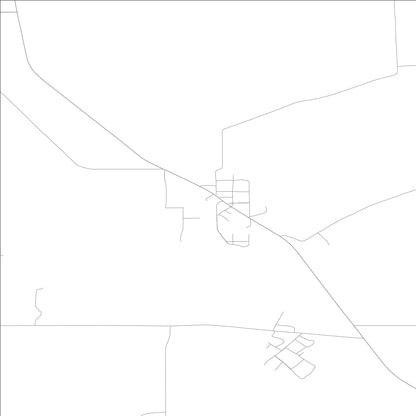 ROAD MAP OF TENSED, IDAHO BY MAPBAKES