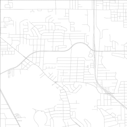 ROAD MAP OF FAIRVIEW SHORES, FLORIDA BY MAPBAKES