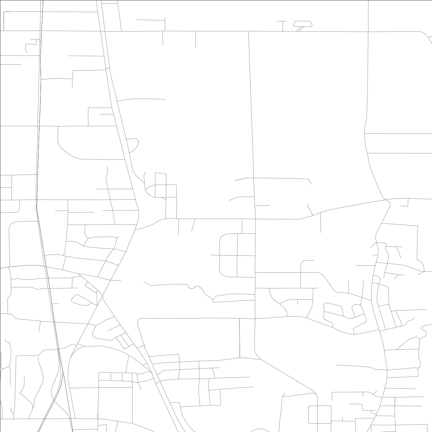 ROAD MAP OF EXPERIMENT, GEORGIA BY MAPBAKES