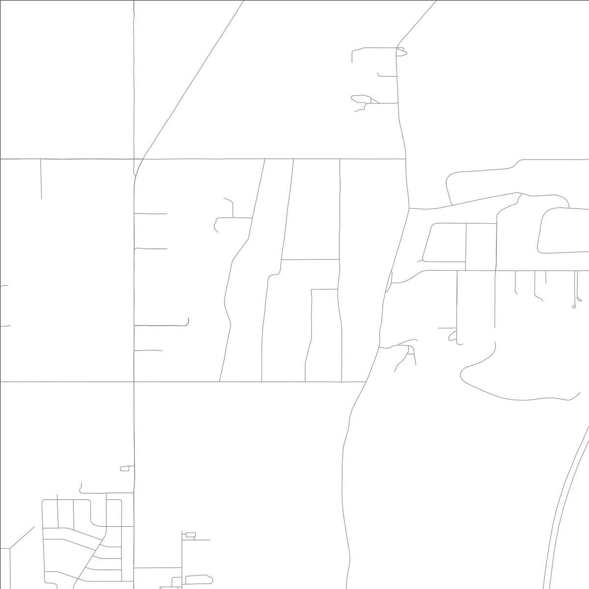 ROAD MAP OF TYHEE, IDAHO BY MAPBAKES