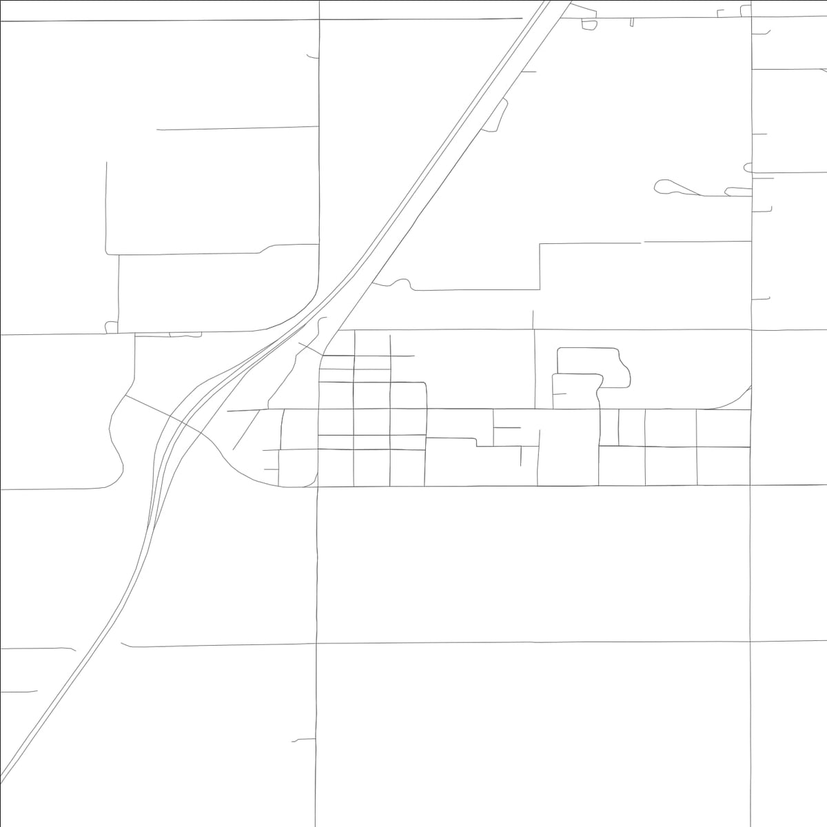 ROAD MAP OF UCON, IDAHO BY MAPBAKES