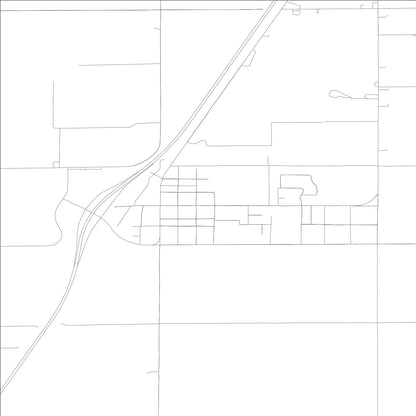 ROAD MAP OF UCON, IDAHO BY MAPBAKES