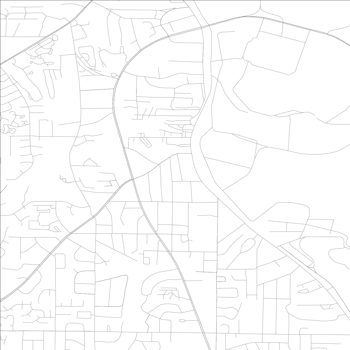 ROAD MAP OF FAIR OAKS, GEORGIA BY MAPBAKES