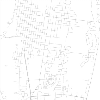 ROAD MAP OF FERNANDINA BEACH, FLORIDA BY MAPBAKES