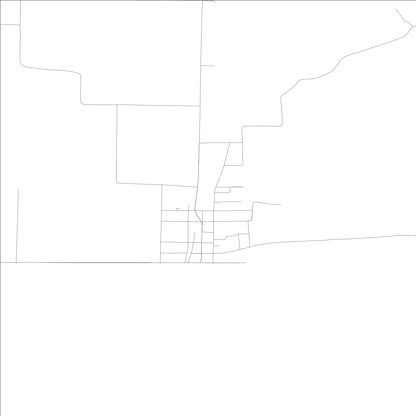 ROAD MAP OF HAZEL, KENTUCKY BY MAPBAKES