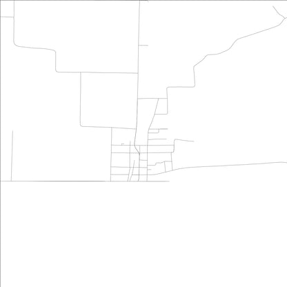 ROAD MAP OF HAZEL, KENTUCKY BY MAPBAKES