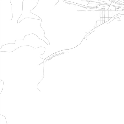 ROAD MAP OF WARDNER, IDAHO BY MAPBAKES