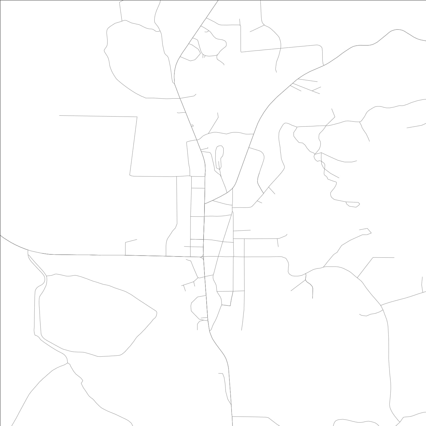 ROAD MAP OF FAIRMOUNT, GEORGIA BY MAPBAKES