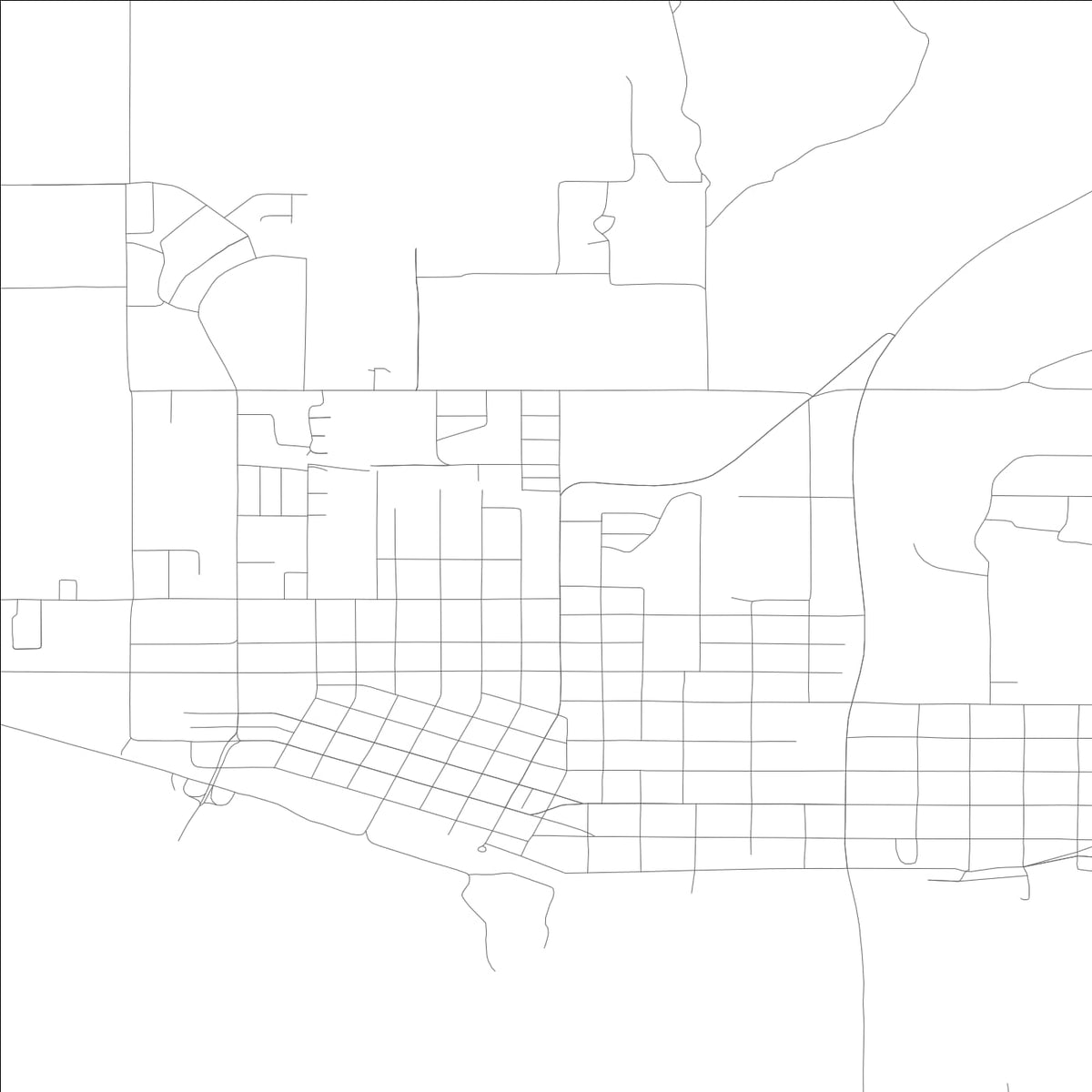 ROAD MAP OF WEISER, IDAHO BY MAPBAKES