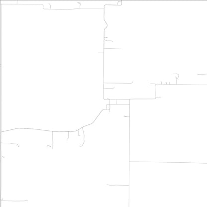 ROAD MAP OF GREEN HILL, INDIANA BY MAPBAKES