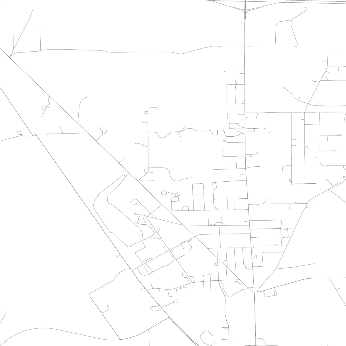 ROAD MAP OF FIVE POINTS, FLORIDA BY MAPBAKES
