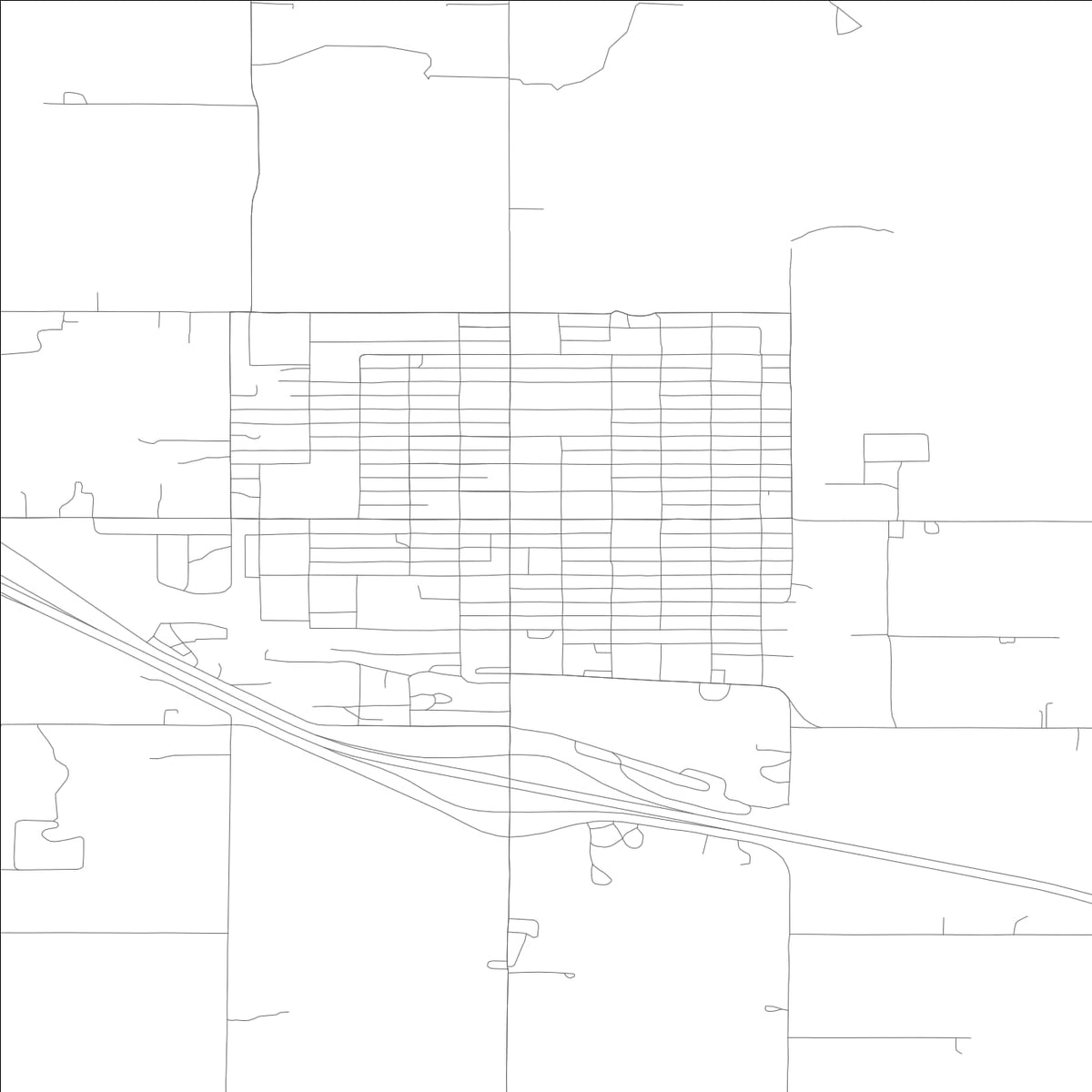 ROAD MAP OF WENDELL, IDAHO BY MAPBAKES