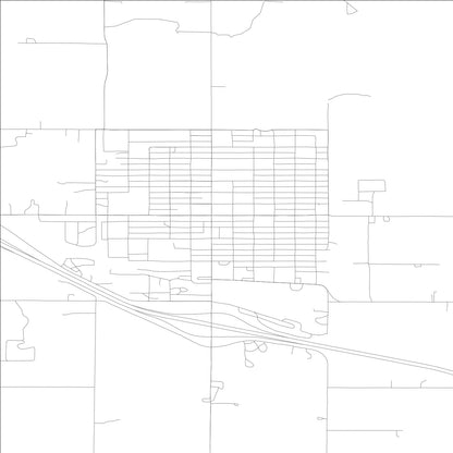 ROAD MAP OF WENDELL, IDAHO BY MAPBAKES