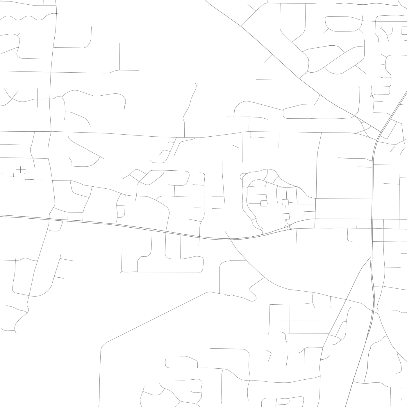 ROAD MAP OF FAYETTEVILLE, GEORGIA BY MAPBAKES