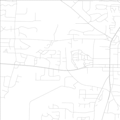 ROAD MAP OF FAYETTEVILLE, GEORGIA BY MAPBAKES