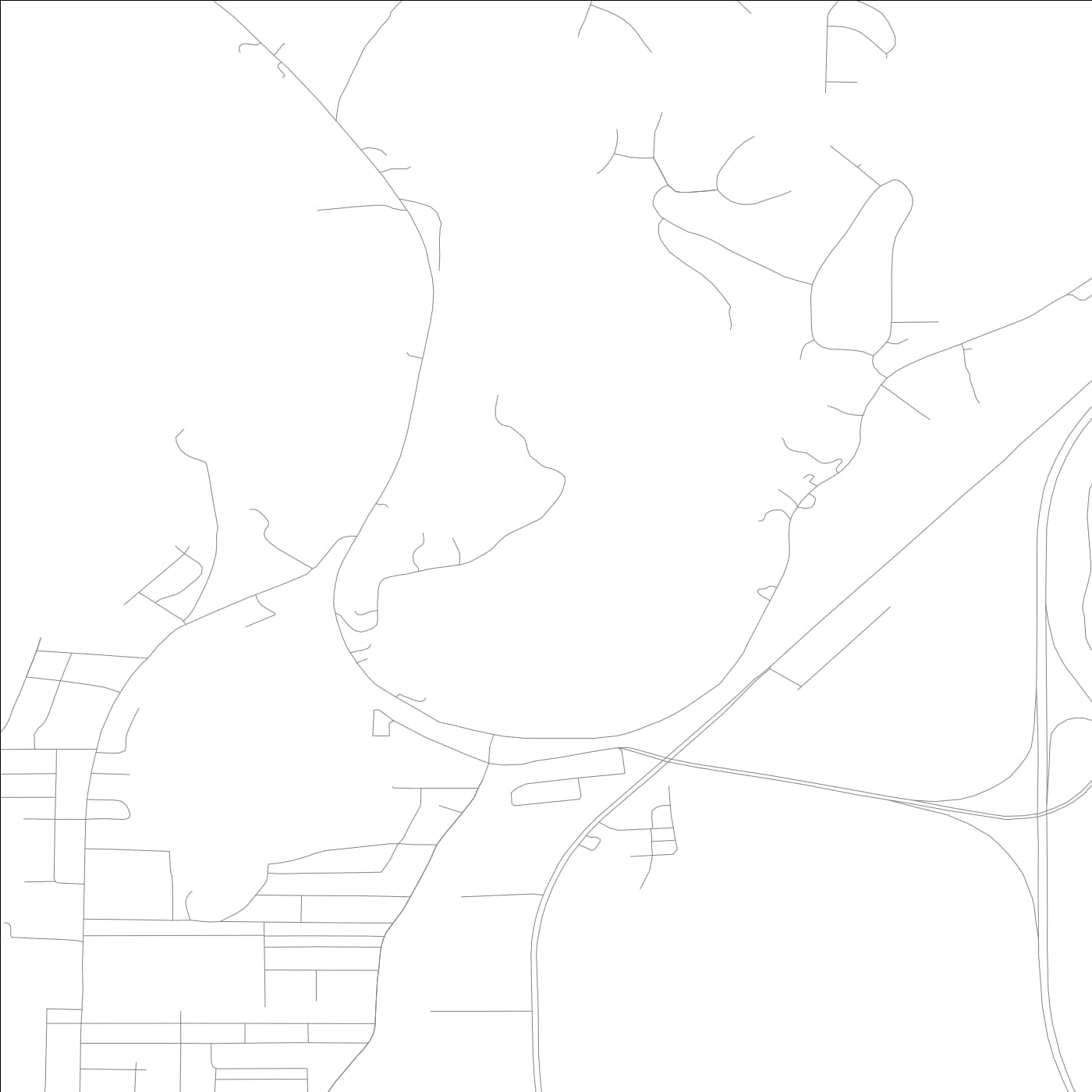 ROAD MAP OF GREENDALE, INDIANA BY MAPBAKES