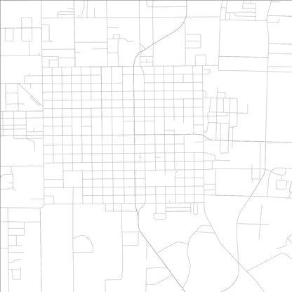 ROAD MAP OF FITZGERALD, GEORGIA BY MAPBAKES