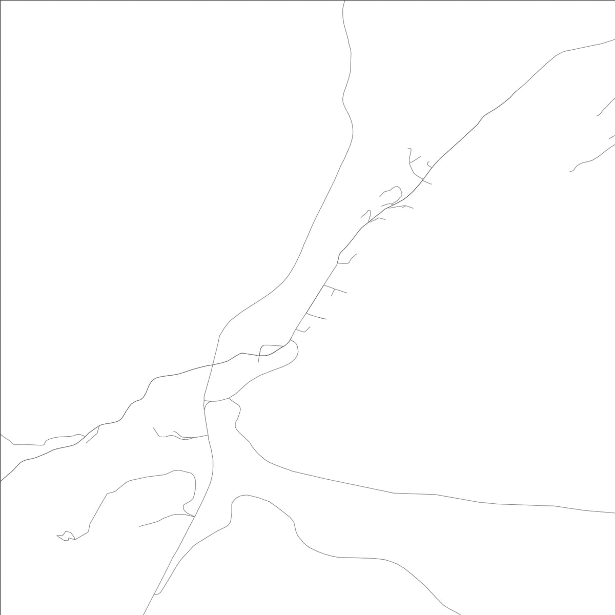 ROAD MAP OF WHITE BIRD, IDAHO BY MAPBAKES