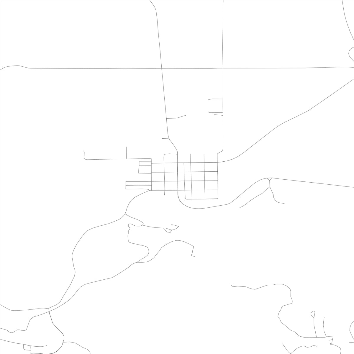ROAD MAP OF WINCHESTER, IDAHO BY MAPBAKES