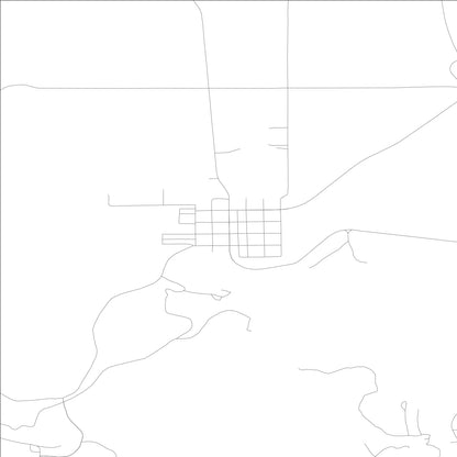 ROAD MAP OF WINCHESTER, IDAHO BY MAPBAKES