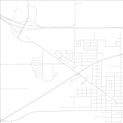 ROAD MAP OF GREENSBURG, INDIANA BY MAPBAKES