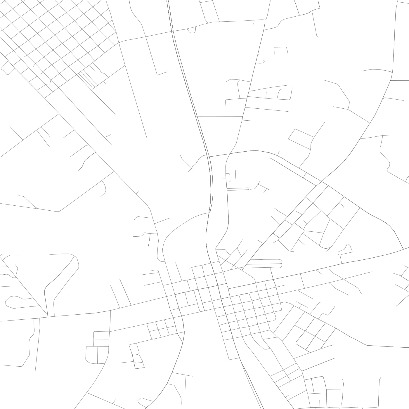 ROAD MAP OF FOLKSTON, GEORGIA BY MAPBAKES