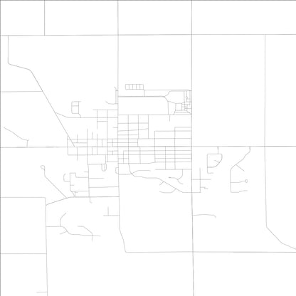 ROAD MAP OF GREENTOWN, INDIANA BY MAPBAKES