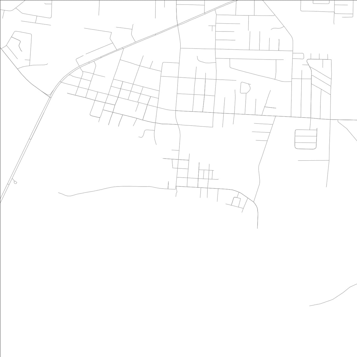ROAD MAP OF FLORIDATOWN, FLORIDA BY MAPBAKES
