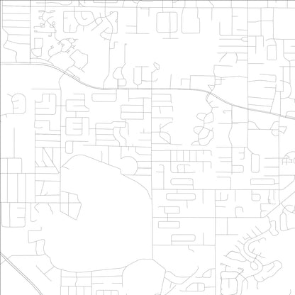 ROAD MAP OF FOREST CITY, FLORIDA BY MAPBAKES