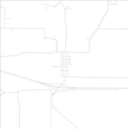 ROAD MAP OF GRIFFIN, INDIANA BY MAPBAKES