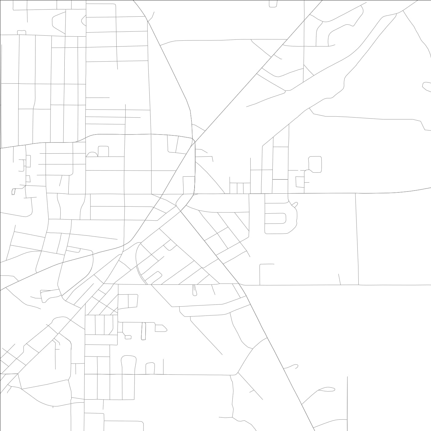 ROAD MAP OF FORT VALLEY, GEORGIA BY MAPBAKES