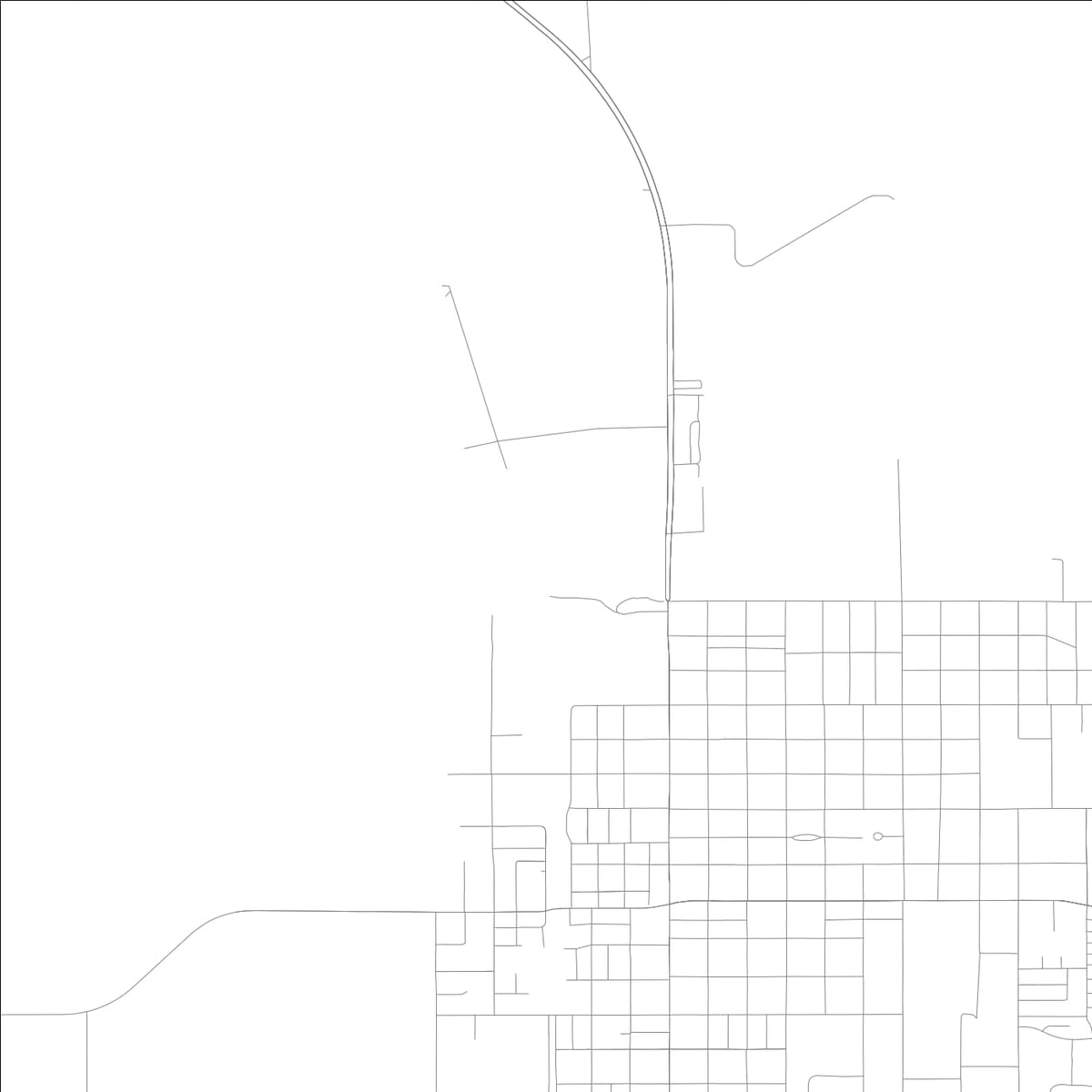 ROAD MAP OF FORT MEADE, FLORIDA BY MAPBAKES